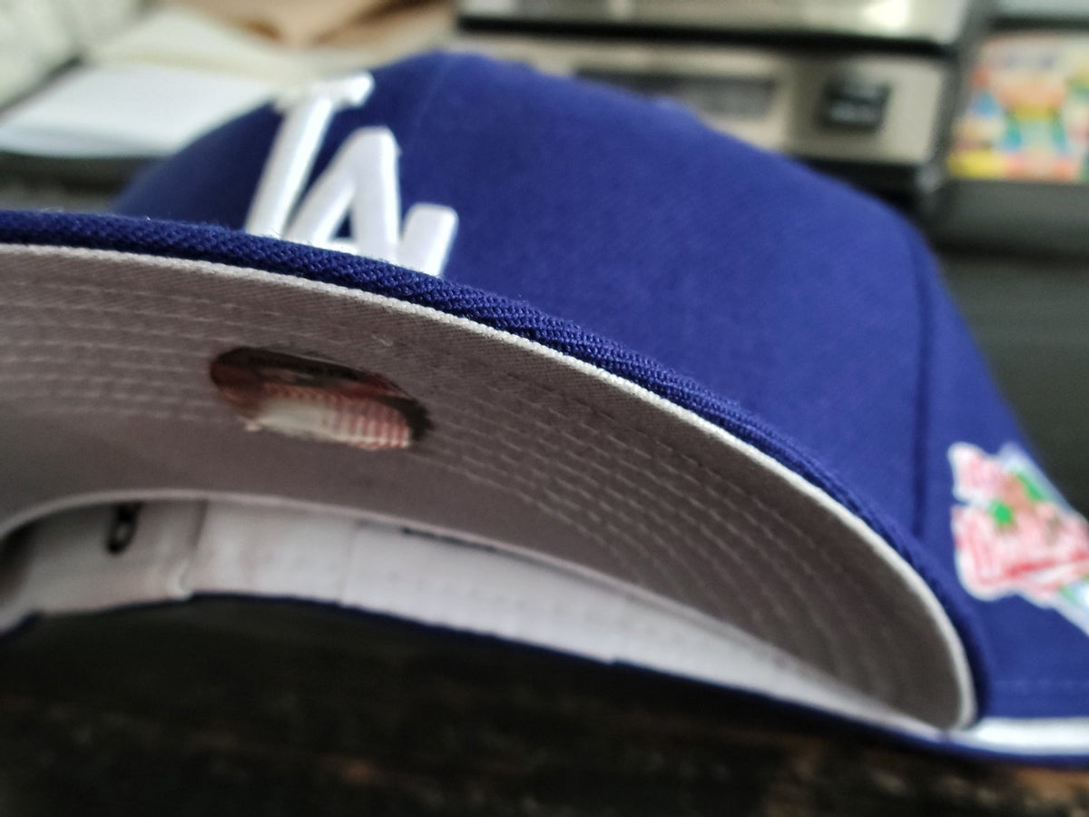 New Era 5950 1988 World Series LA Dodgers Blue Fitted Hat Men 8