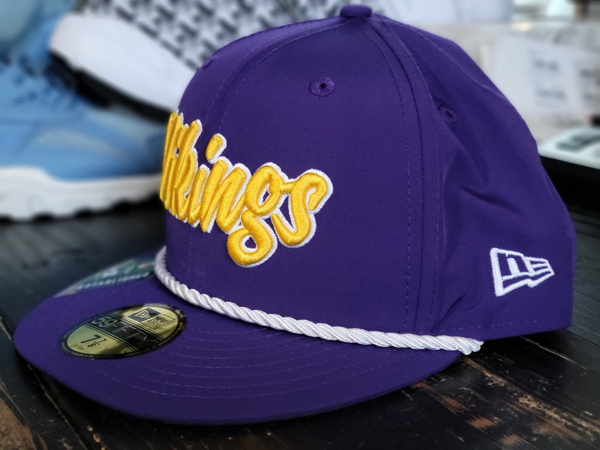 New Era Established 1961 Minnesota Vikings Purple Golf Fitted Hat Men 7 7/8  - SoldSneaker