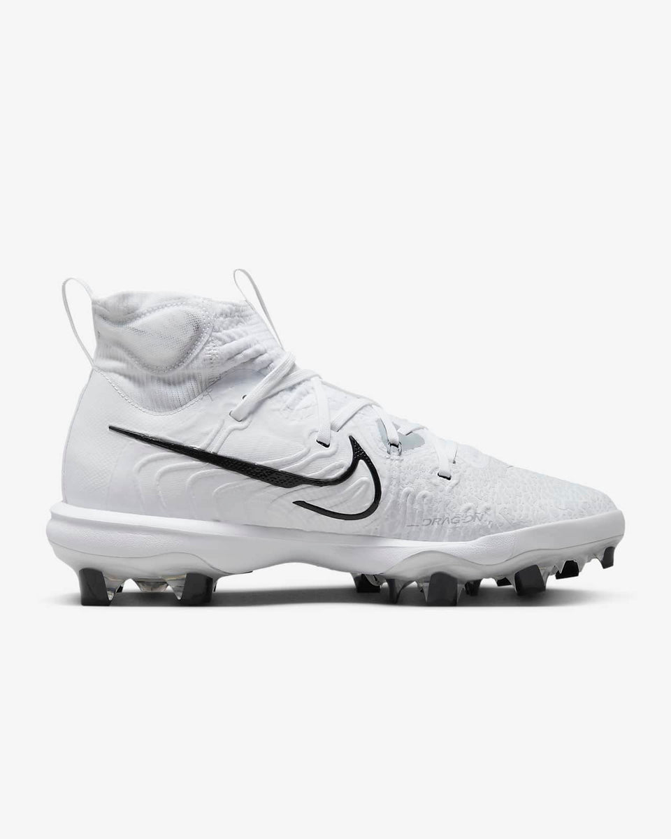 Nike Alpha Huarache NXT White Black Grey Baseball Cleats Mens 10.5 -  DJ6517-100