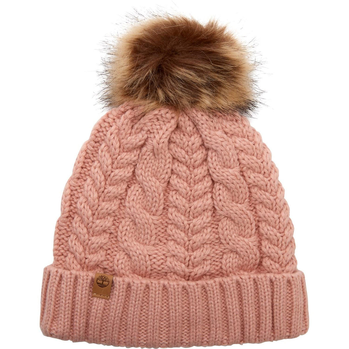 Womens Beanie Timberland Pom Pom Hat WOMEN'S TIMBERLAND CREAM