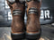 Red Wing Shoes USA 4200 Safety Toe Brown Leather Tall Work Boots Men 13 B Width