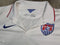 Vintage 2014 Nike Dri-Fit Team USA White/Blue/Red Stripes Soccer Jersey Men L