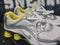 2009 Nike Shox Turbo 9 White/Silver/Yellow Running Shoes 366423-102 Women 7