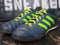 2014 Adidas Adiprene Navy Blue/Lime Green Indoor Soccer Shoes M19978 Men 9.5