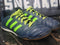 2014 Adidas Adiprene Navy Blue/Lime Green Indoor Soccer Shoes M19978 Men 9.5