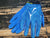 Nike Superbad Blue Lineman Cushioned Grip Football Gloves Men size 3XL XXXL