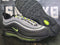 Nike Air Max 97 Gray/Black/Volt 95 Running Shoes dx4235-001 Men 8