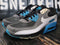 Nike Error Mistake Air Max 90 White/Laser Blue Running Shoes Youth 6y Women 7.5