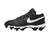 Jordan 1 Low Little/Big Kids' Cleats (HF6885-001, Black/White/White) Size 10