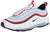 Nike Air Max 97 Mens Shoes Size 10, Color: White/Black/University Red