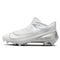 Nike Vapor Edge Elite 360 2 Men's Football Cleats (DA5457-101,White/Metallic Silver-Pure Platinum) Size 8