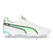 PUMA Womens King Ultimate Firm Ground/Ag Soccer Cleats Cleated, Firm Ground, Turf - White - Size 8 M