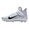 Nike Men's Alpha Menace Pro 2 Mid Football Cleat White/Black/Wolf Grey Size 13 M US