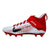 Nike Alpha Menace Pro 2 Mid BV3945-105 White-Red-Black Men's Football Cleats 13 US
