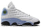 Jordan Big Kid's 13 Retro White/Yellow Ochre-Blue Grey (DJ3003 170) - 4.5