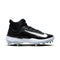 NIKE Alpha Huarache Elite 4 Mid Mens DJ6520-001 (Black/White-Blue), Size 10