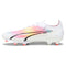 PUMA Puma - Womens Ultra Ultimate Fg/Ag Shoes, Color Puma White/Puma Black/Fire Orchid, Size: 8.5 M US