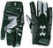 Under Armour Men's F8 Football Gloves , (301) / Forest Green / Metallic Silver , Large