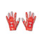 Under Armour Men's F8 Football Gloves , (860) / Dark Orange / Metallic Silver , Small