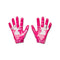 Under Armour Men's F8 Football Gloves , (654) / Tropic Pink / Metallic Silver , X-Large