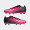 adidas Unisex X SPEEDPORTAL.2 Firm Ground Soccer Shoe, Team Shock Pink/Zero Metallic/Black, 8.5 US Men