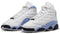 Jordan Big Kid's 13 Retro White/Yellow Ochre-Blue Grey (DJ3003 170) - 4.5