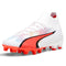 PUMA Ultra Pro Firm Ground/Artificial Ground Puma White/Puma Black/Fire Orchid 9.5 D (M)