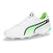 PUMA Womens King Ultimate Firm Ground/Ag Soccer Cleats Cleated, Firm Ground, Turf - White - Size 8 M