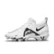 Nike Alpha Menace 3 Shark Men's Football Cleats White/Black Size 10