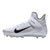 Nike Men's Alpha Menace Pro 2 Mid Football Cleat White/Black/Wolf Grey Size 11 M US