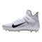 Nike Men's Alpha Menace Pro 2 Mid Football Cleat White/Black/Wolf Grey Size 11 M US