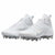 Nike Men's Alpha Huarache8 Elite Lax Lacrosse Cleats Shoes White/Silver #CW4440-100 - Size Men's 10