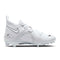 Nike Mens Alpha Menace Pro 3 Football CleatWhite-Pure Platinum-Black 11