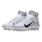 Nike Men's Alpha Menace Pro 2 Mid Football Cleat White/Black/Wolf Grey Size 13 M US