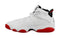 Nike Jordan Men's 6 Rings Basketball Shoes 322992-012 White/University Red 15