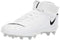 Nike New Force Savage Pro 2 Football Cleats White/Black/Wolf Grey Size 17 M