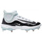 NIKE Alpha Huarache Elite 4 Mid Mens FD2744-101 (White/Black-Blue), Size 15