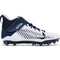 Nike Alpha Menace Pro 2 Mid BV3945-102 White-Navy-Black Men's Football Cleats 12 US