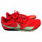 Nike Men's Rival XC6 Cross Country Spikes Shoes Cleats Bright Crimson/Black/Metallic Silver/Vapor Green #DX7999-600 - Size Men's 14