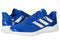 adidas Men's Adizero Afterburner 8 Turf Baseball Shoe, Team Royal Blue/Silver Metallic/White, 13