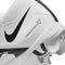 Nike Alpha Menace 3 Shark Men's Football Cleats White/Black Size 10