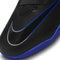 Nike Jr. Mercurial Vapor 15 Academy Little/Big Kids' IC Low-Top Soccer Shoes (DJ5619-040, Black/Hyper Royal/Chrome) Size 5.5