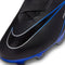 Nike Jr. Mercurial Vapor 15 Academy Little/Big Kids' Multi-Ground Low-Top Soccer Cleats (DJ5617-040, Black/Chrome-Hyper Royal) Size 3.5