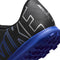 Nike Jr. Mercurial Vapor 15 Academy Little/Big Kids' IC Low-Top Soccer Shoes (DJ5619-040, Black/Hyper Royal/Chrome) Size 5.5