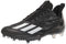 adidas Men's Adizero Football Shoe, Black/White/Black, 7