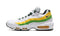 Nike Air Max 95 DQ3430 001 White/Green Apple Running Shoes Men 8.5