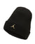 Jordan Metal Jumpman Cuffed Waffle Knit Utility Black/Gold Logo Men's Beanie Hat