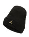 Jordan Metal Jumpman Cuffed Waffle Knit Utility Black/Gold Logo Men's Beanie Hat
