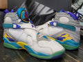 2007 Jordan Retro 8 OG White/Aqua Blue Basketball Shoes 316836-161 Women 9 - SoldSneaker