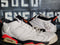 2015 Jordan Retro 6 Low White/Infrared/Black Basketball Shoes 304401-123 Men 11